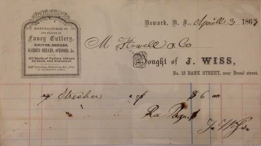 Howell receipt