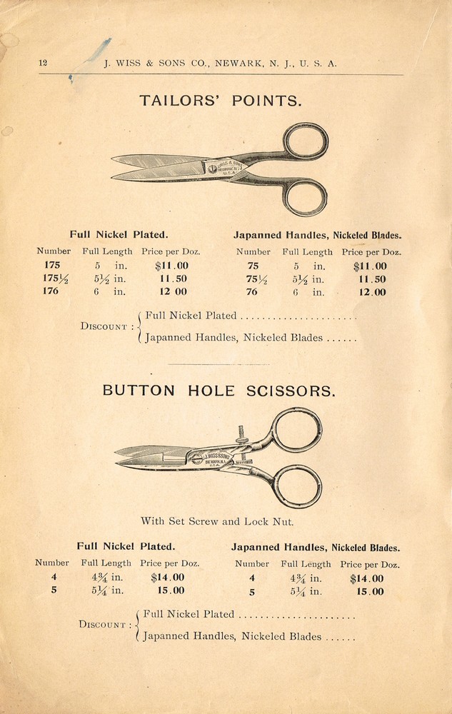 1901 Catalog: Page 12