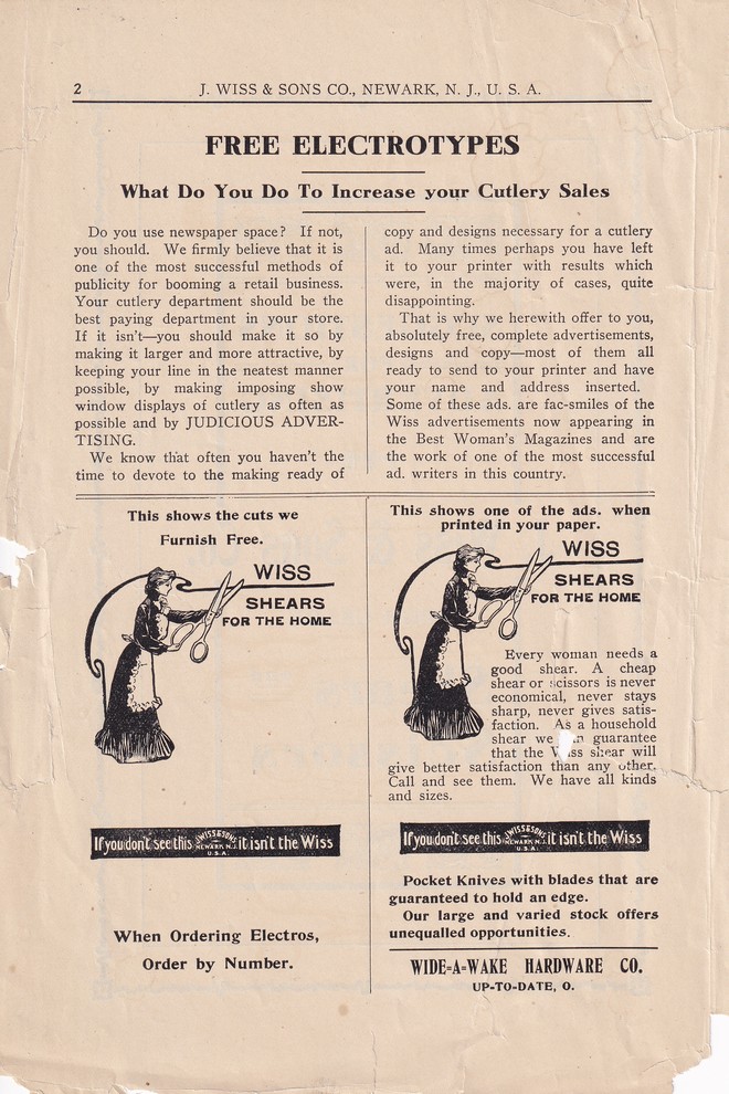 Suggestions For Advertising High Grade Shears and Scissors: Page 2