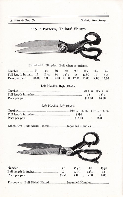 1912 Catalog: Page 11