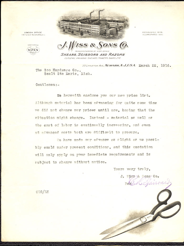 PriceListCoverLetter1916