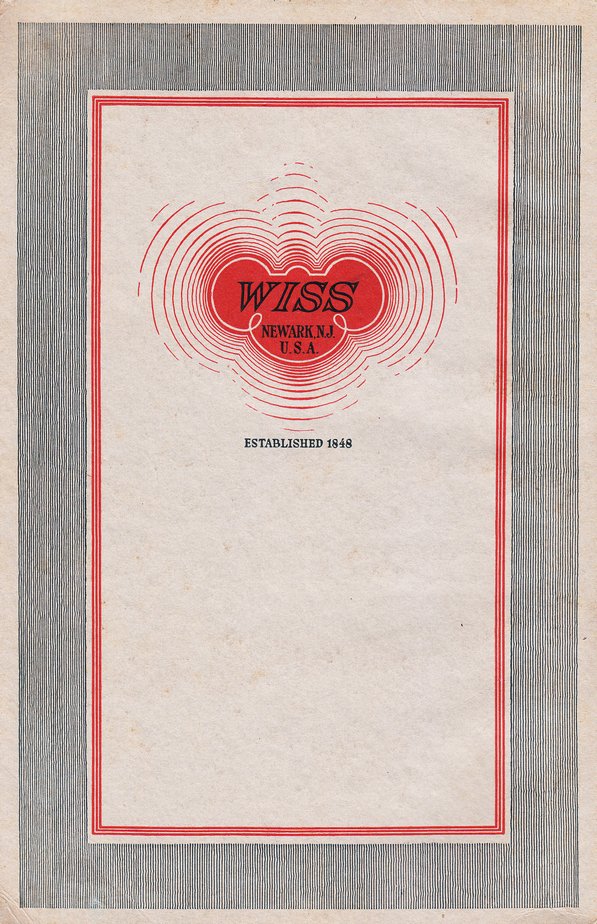 1922 Catalog: Back