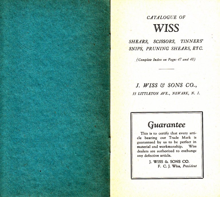 1927 Catalog: Page 1