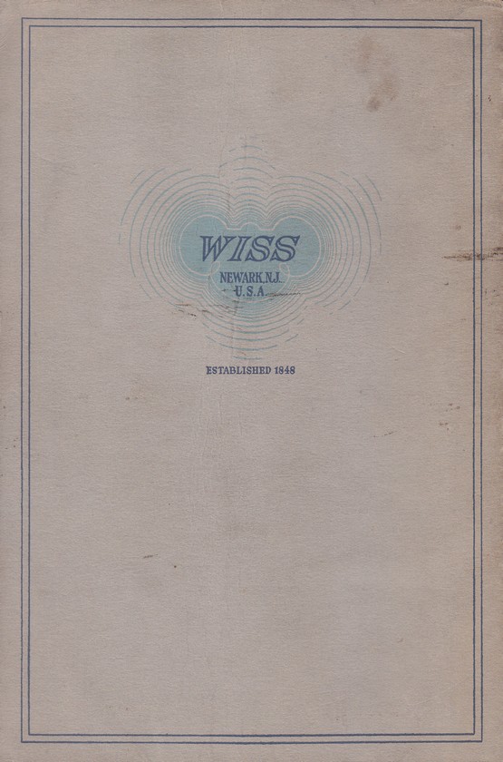 1929 Catalog: Back