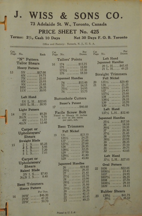 Price-Sheet-No-C425-1