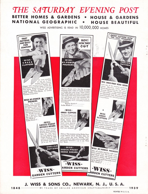 Garden Shears Catalog: 1939: Page 12