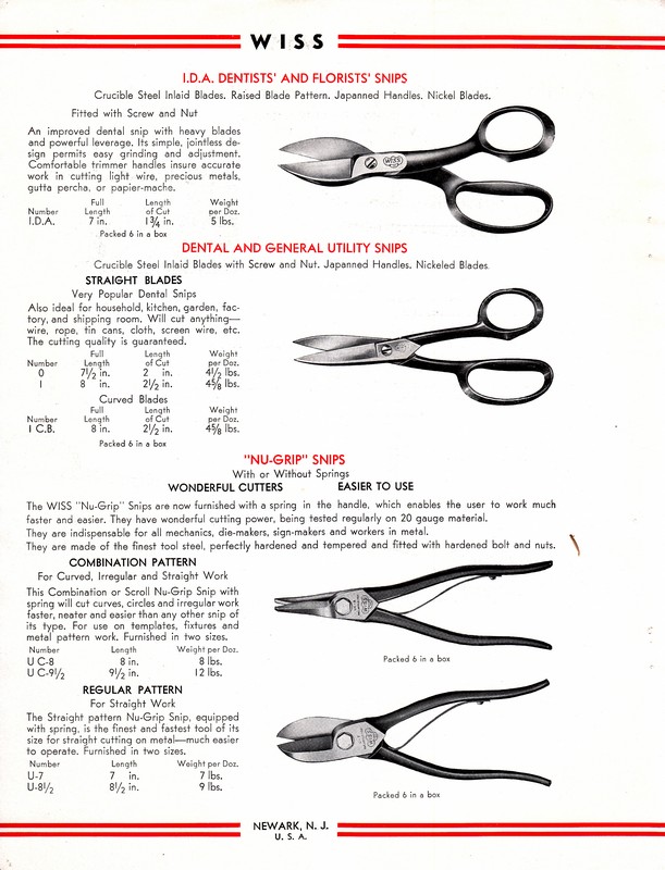 "High-Power" Tinners' Snips 1940: Page 6