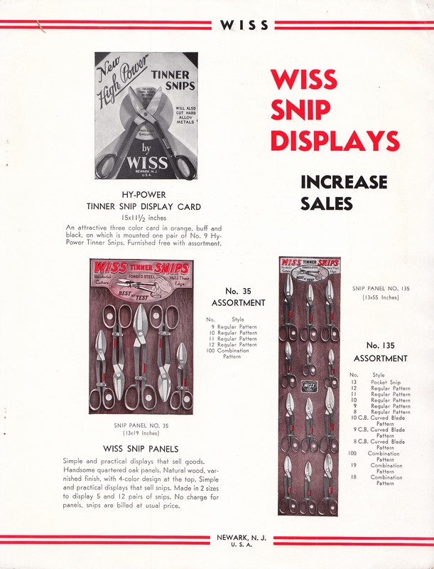 "High-Power" Tinners' Snips 1940: Page 9
