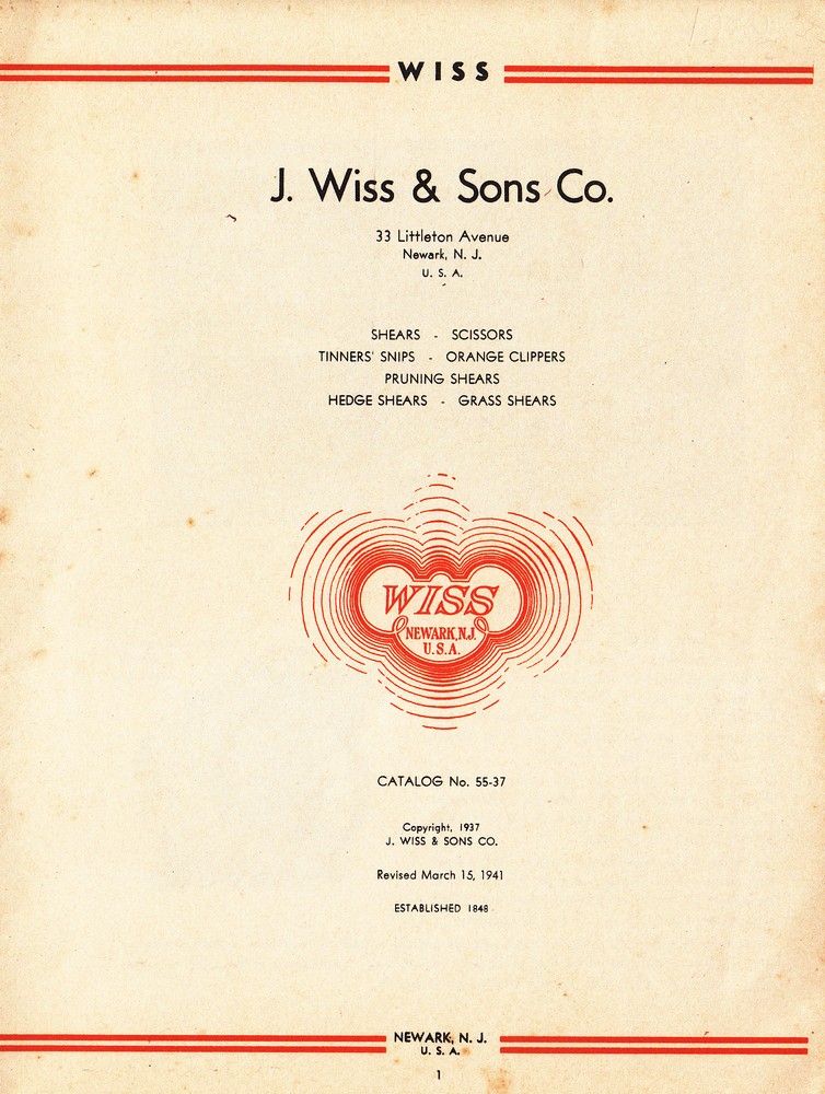 1941 Catalog: Page 1