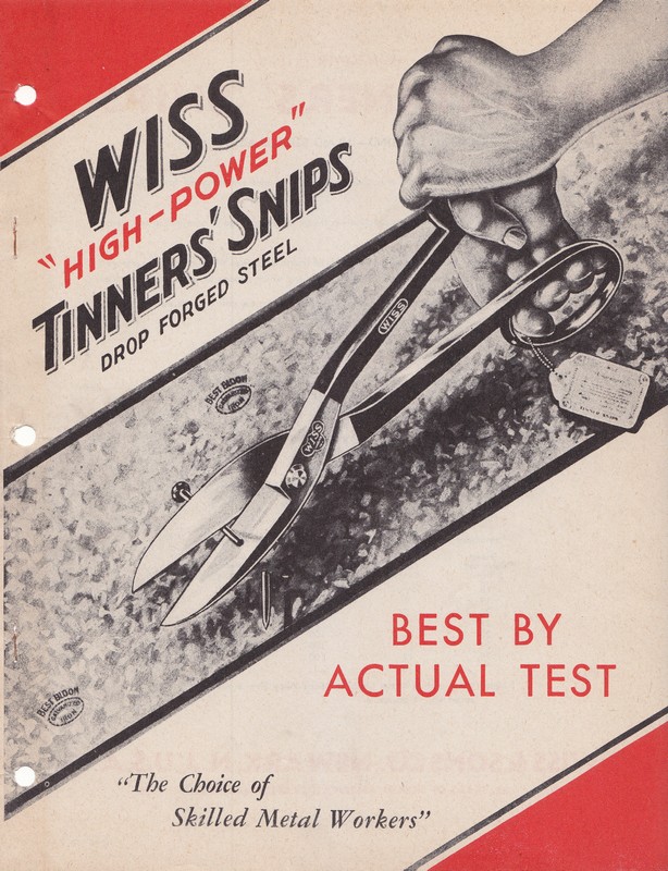 "High-Power" Tinners' Snips 1944: Page 1