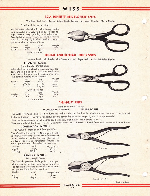 "High-Power" Tinners' Snips 1944: Page 6