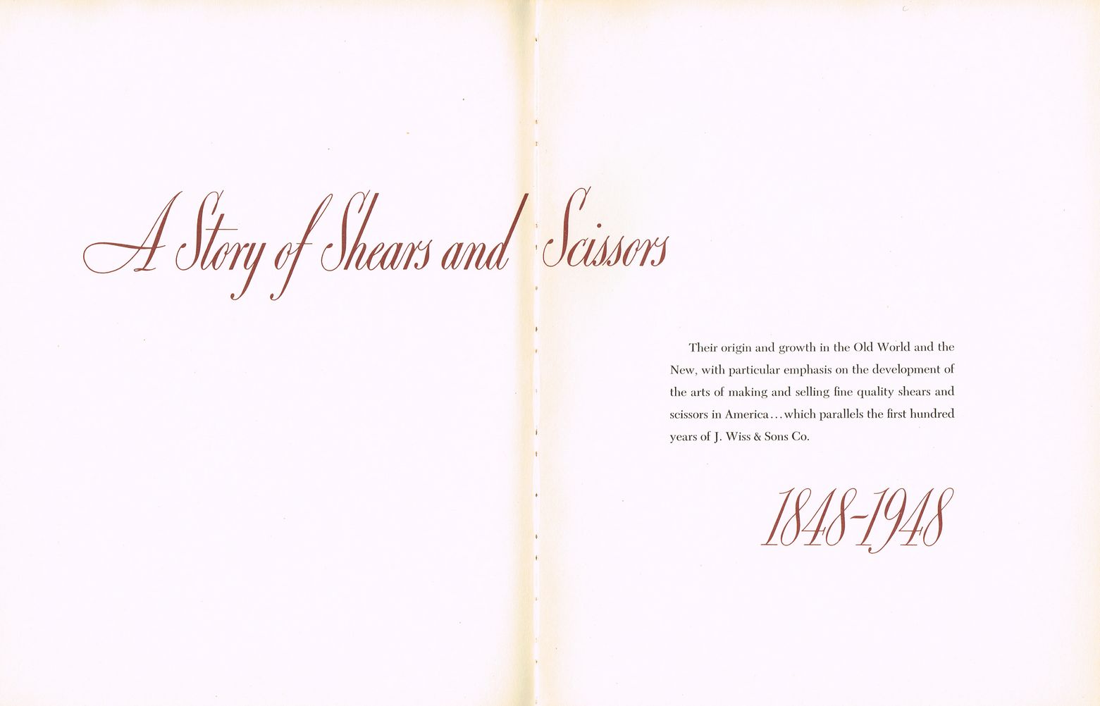 A Story of Shears and Scissors: 1848-1948: Page 2