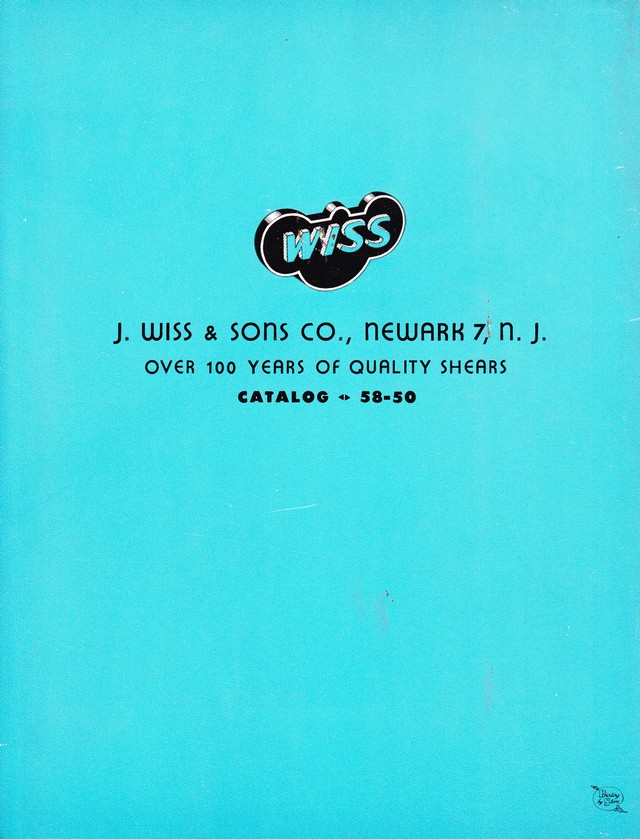 1950 Catalog: Back