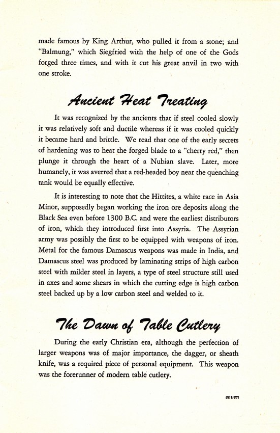 The Cutlery Story: From Stone Age to Steel Age: Page 7