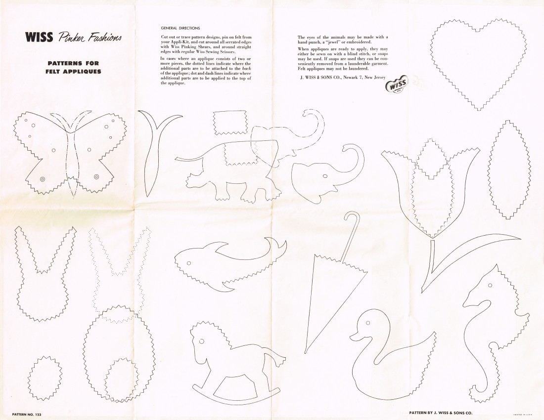Sewing Pattern No. 123