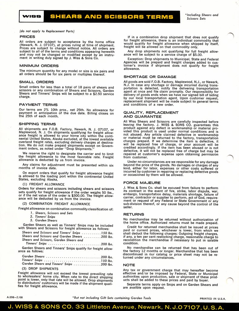 1968 Catalog: Page 16