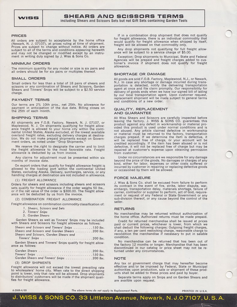 1969 Catalog: Page 16