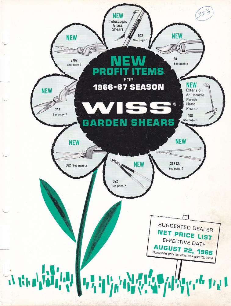 Garden Shears Catalog 1966: Page 1