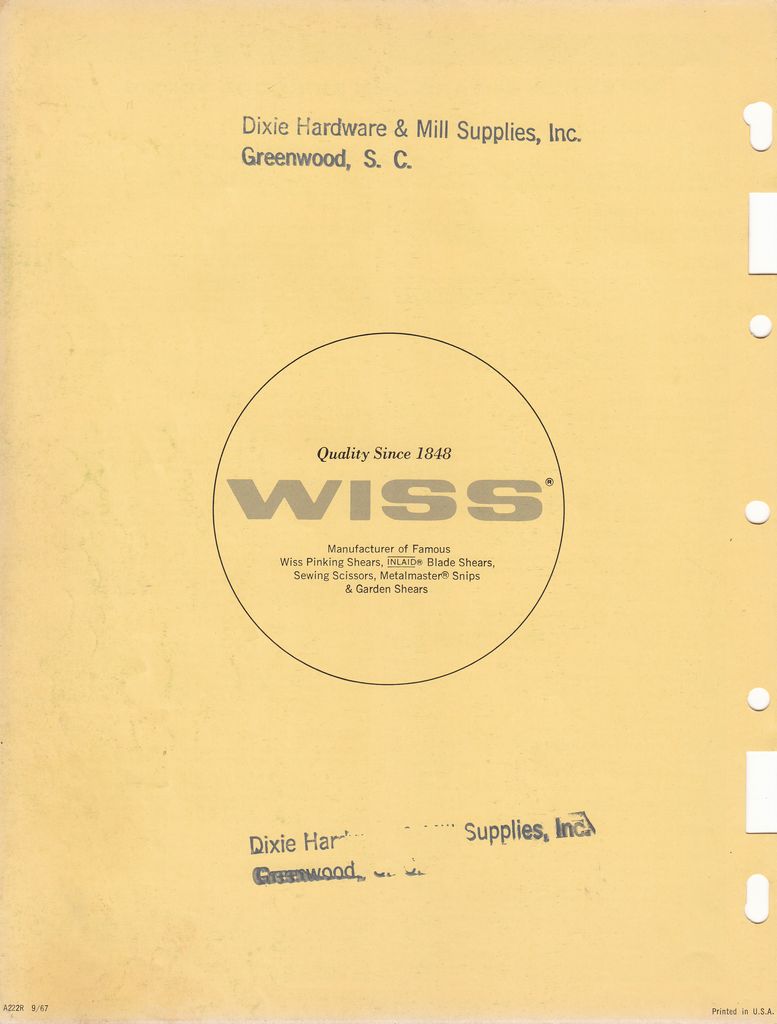 Suggested Retail Price List 1967: Page 8