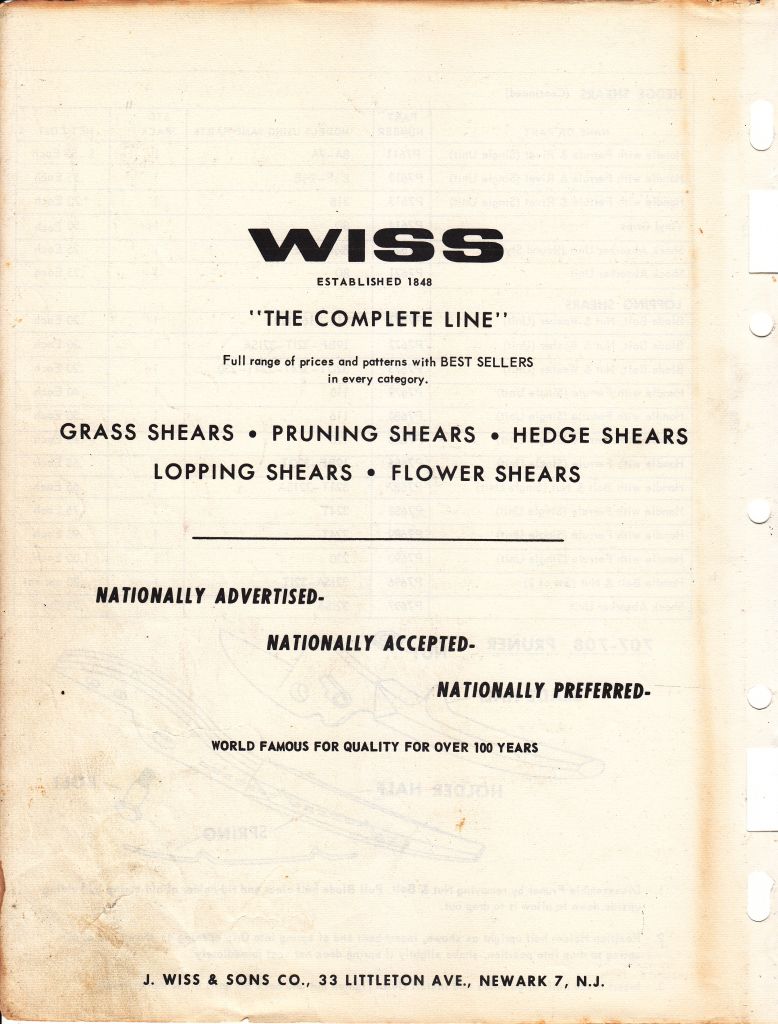 GardenShearsRepairParts1962-4