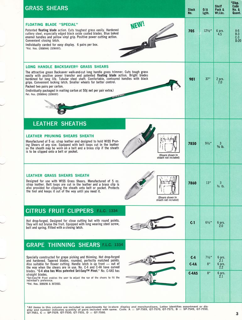 Garden Shears Catalog 1974: Page 3