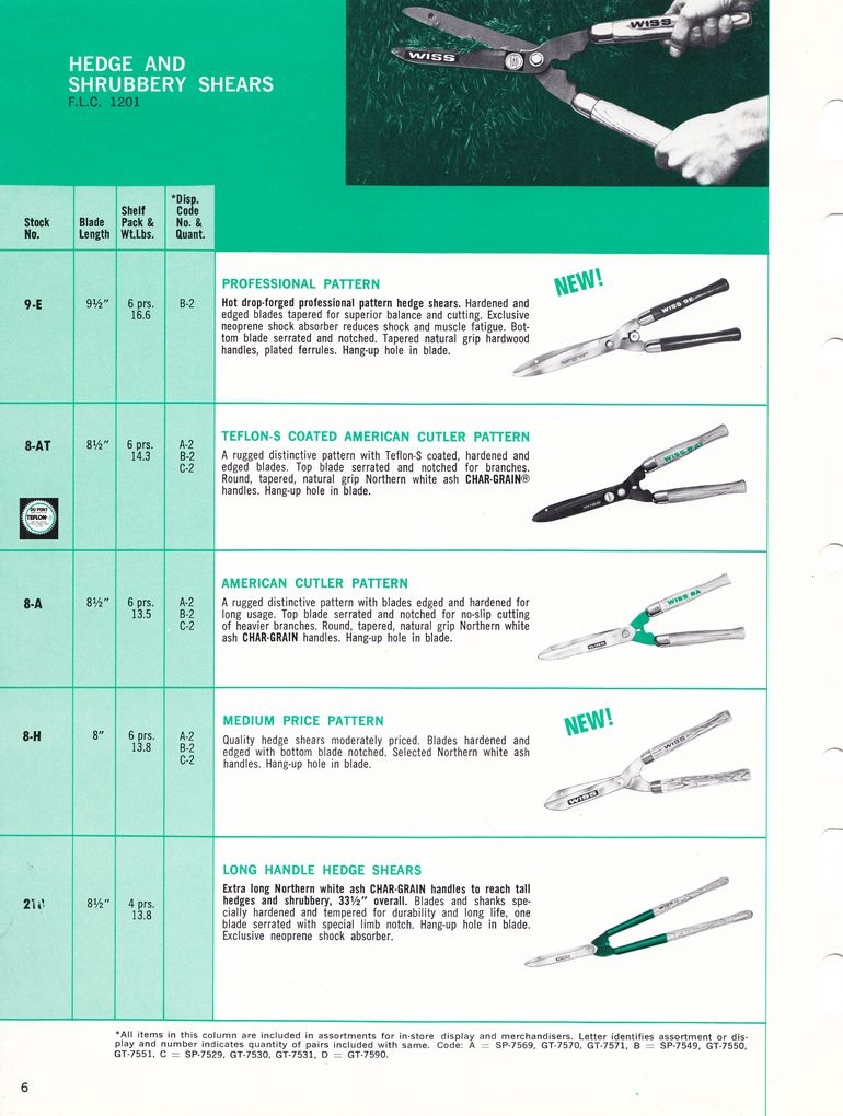 Garden Shears Catalog 1974: Page 6