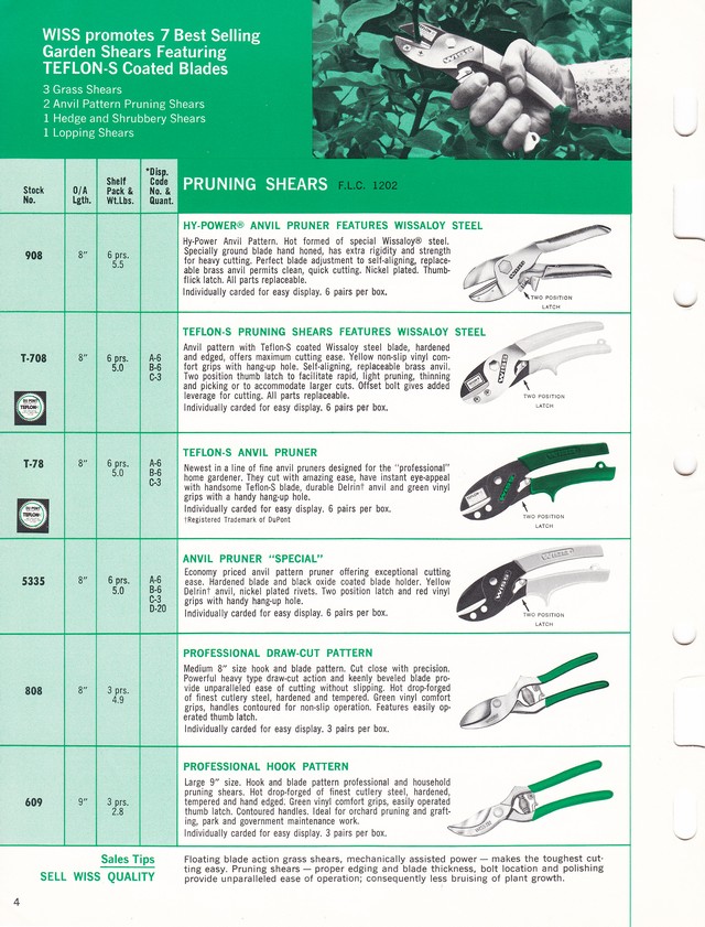 Garden Shears Catalog 1975: Page 4