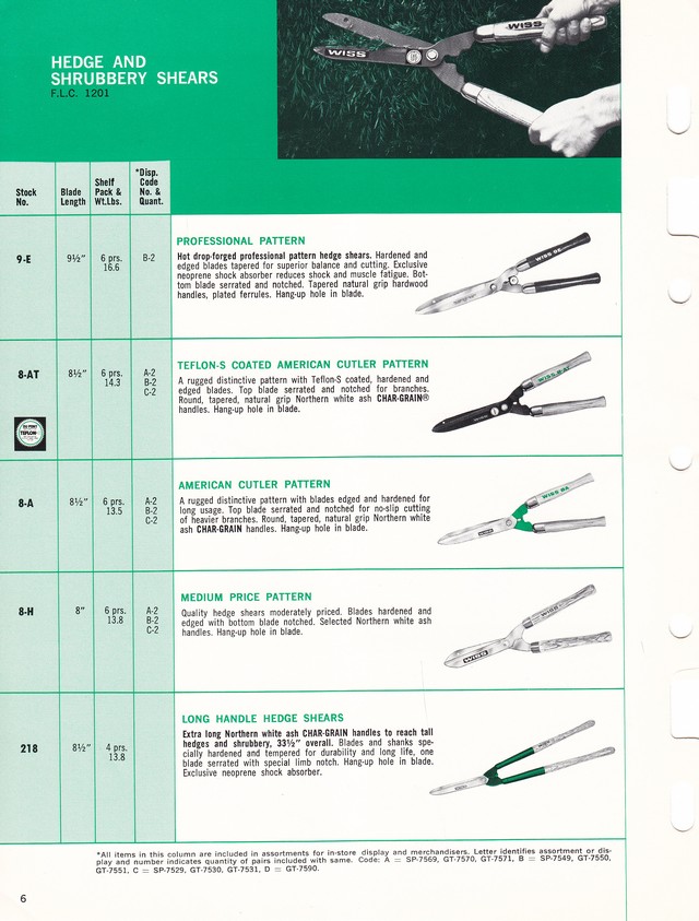 Garden Shears Catalog 1975: Page 6