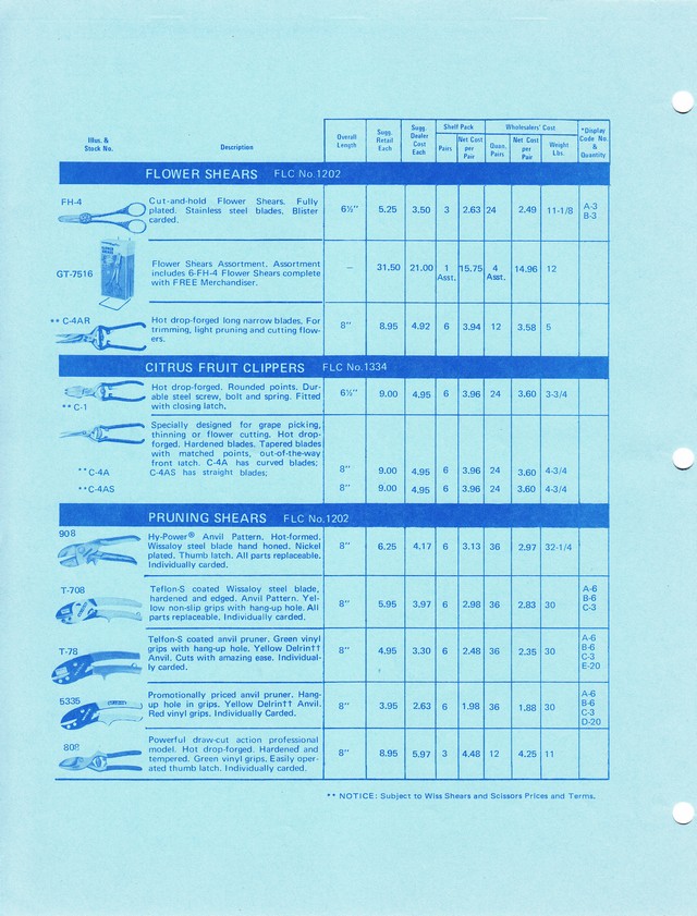 Garden Shears Catalog 1975: Page 10