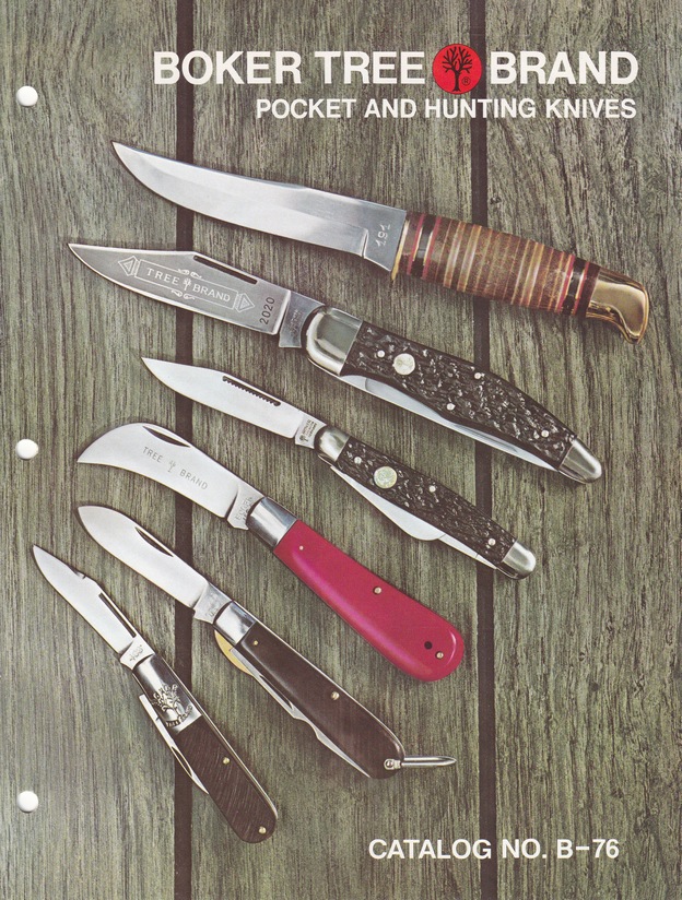 Boker Tree Brand 1976 Catalog: Page 1