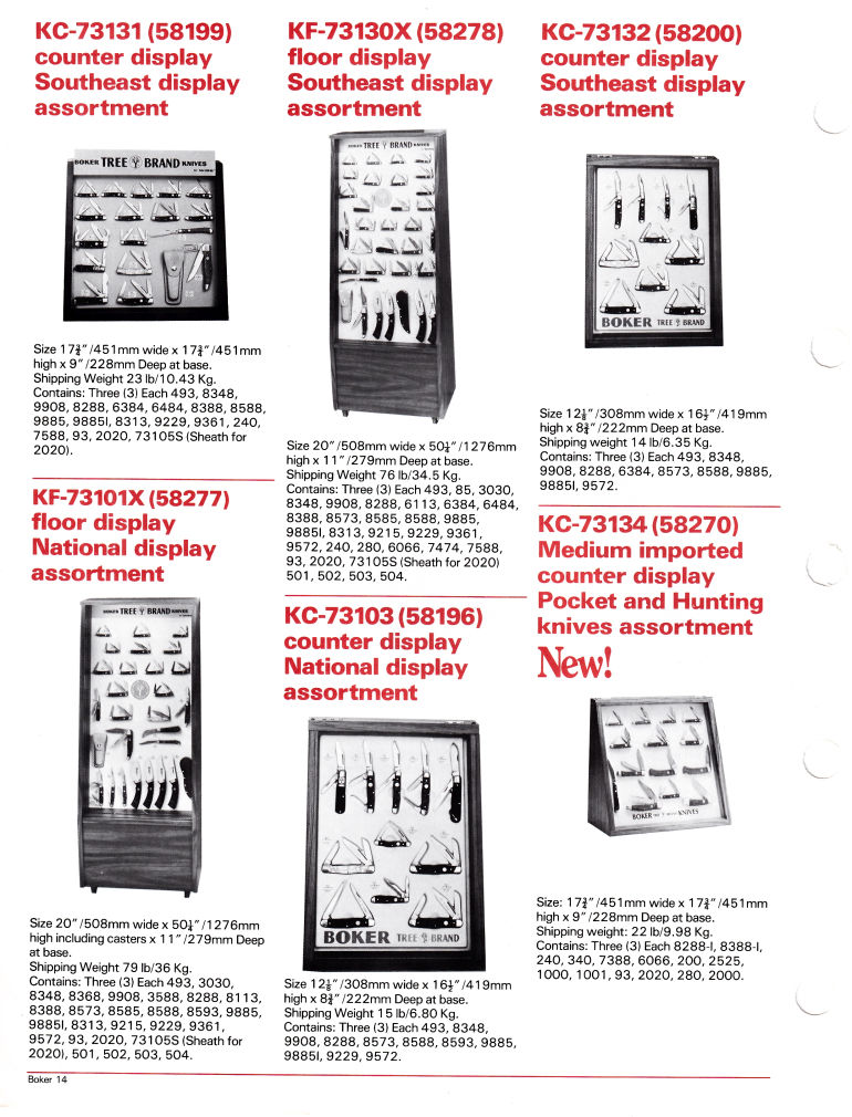 Cooper Tools: Boker Tree Brand 1981 Catalog: Page 16