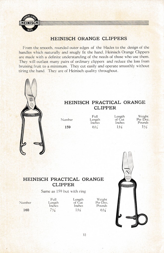 R. Heinisch Sons' Works: Catalog circa 1916+ Without prices: Page 32