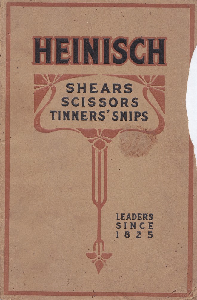 R. Heinisch Sons' Works: Catalog circa 1916+ With prices: Cover