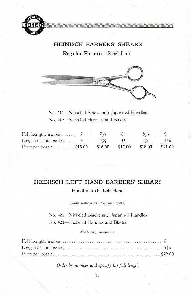 R. Heinisch Sons' Works: Catalog circa 1916+ With prices: Page 12