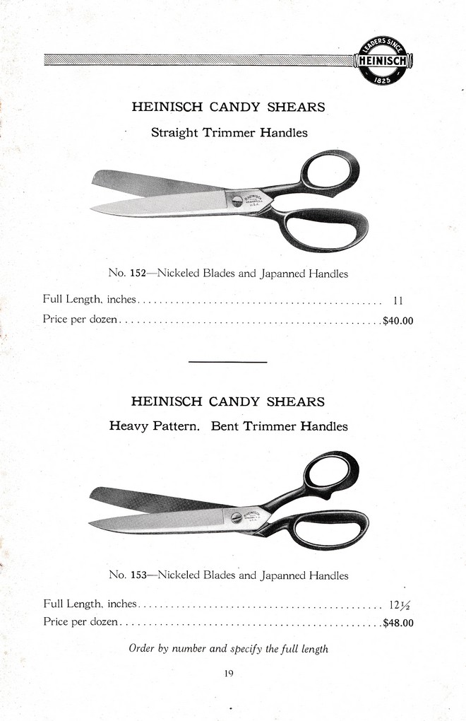 R. Heinisch Sons' Works: Catalog circa 1916+ With prices: Page 19