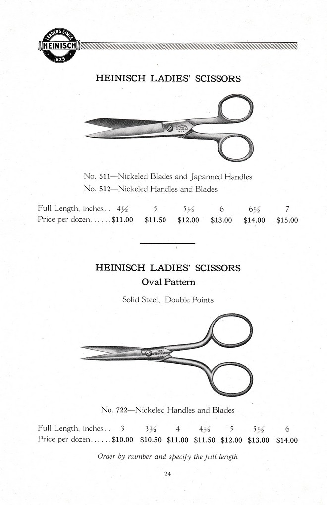 R. Heinisch Sons' Works: Catalog circa 1916+ With prices: Page 24