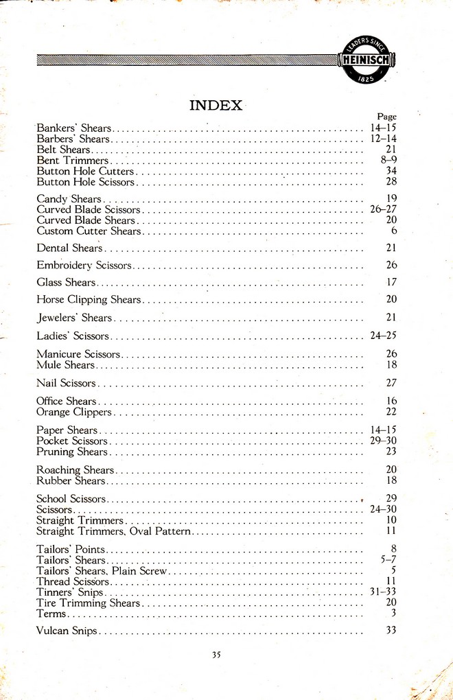 R. Heinisch Sons' Works: Catalog circa 1916+ With prices: Page 35