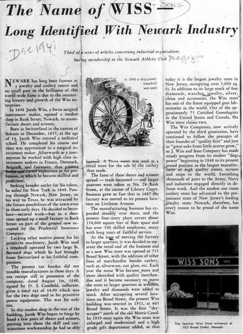 1941-12-xx The Name of Wiss story
