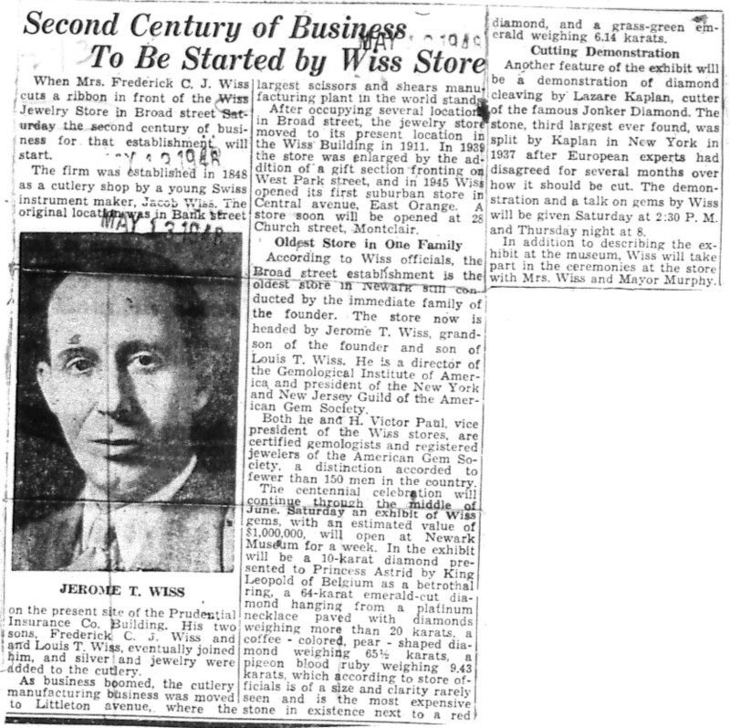 1948-05-13 Second Century of Business Started by Store