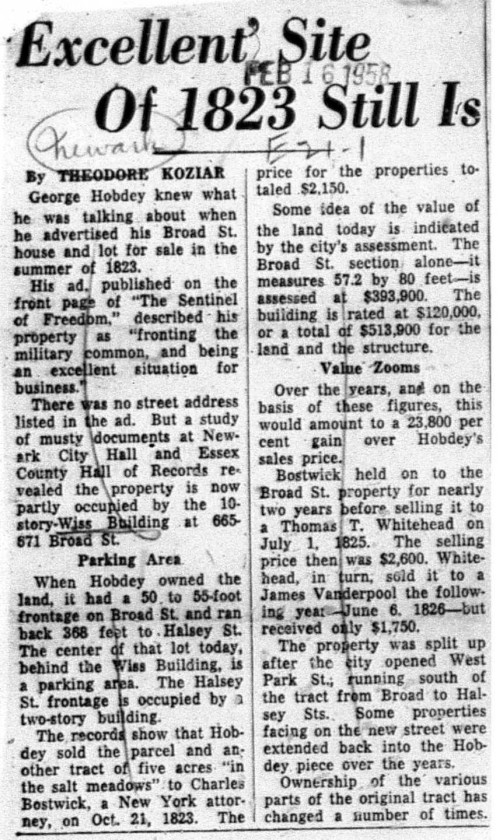 1958-02-16 Excellent Site Of 1823 Still Is