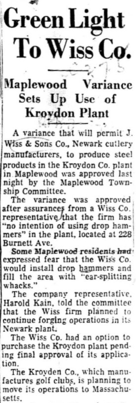 1958-04-08 Maplewood Variance allows steel products