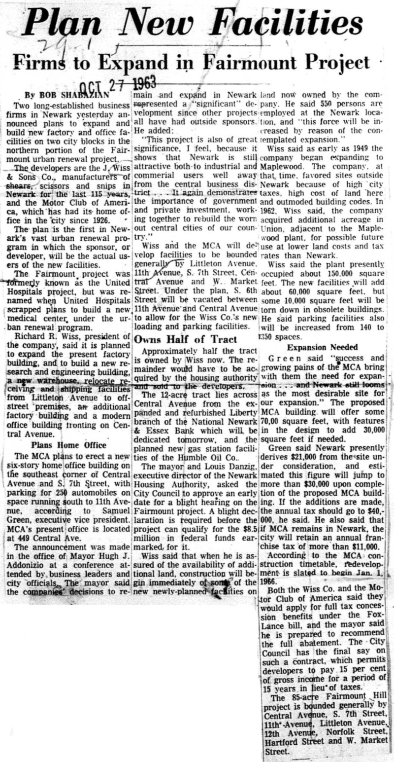 1963-10-27 Plan New Facilities