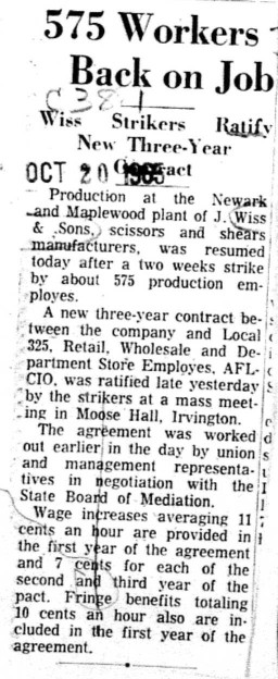 1965-10-20 575 Workers Back on Job