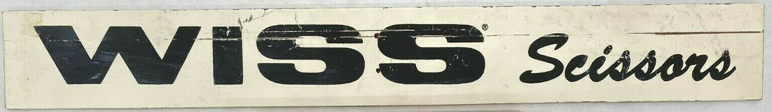 White Wiss sign