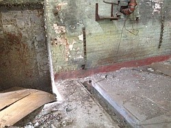 77 Ground Center of Building Trenching water drainage connected to water pump 1