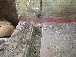 78 Ground Center of Building Trenching water drainage connected to water pump 2