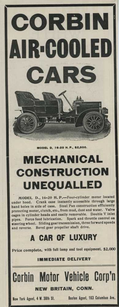 Corbin-1906-air-cooled-Model-D