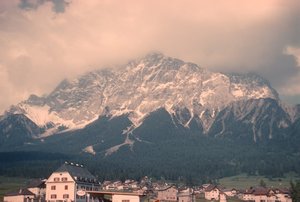 143 view from hotel window Garmisch Germany