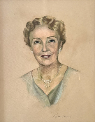 Click image for full-size image (975 × 1258 pixels). Mildred self portrait