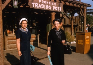 Disneyland Mar 1954 Flo Mildred